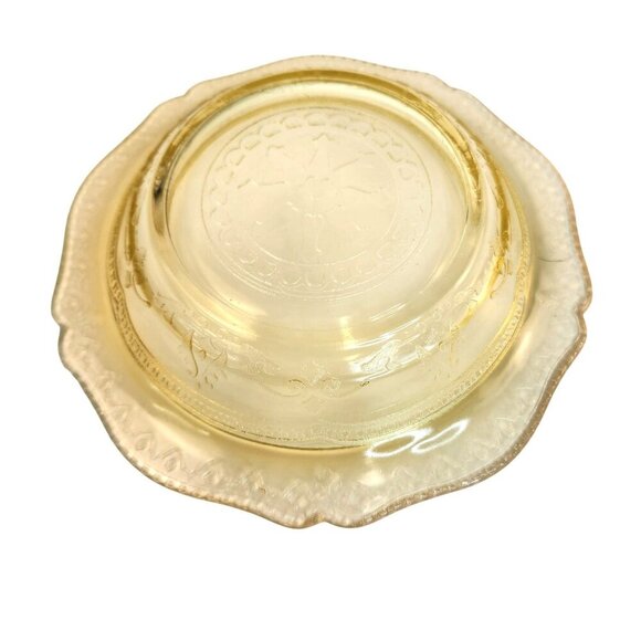 ✨Vintage Patrician Amber Depression Glass Cereal Bowl - Federal Glass Design Ele - Picture 4 of 7